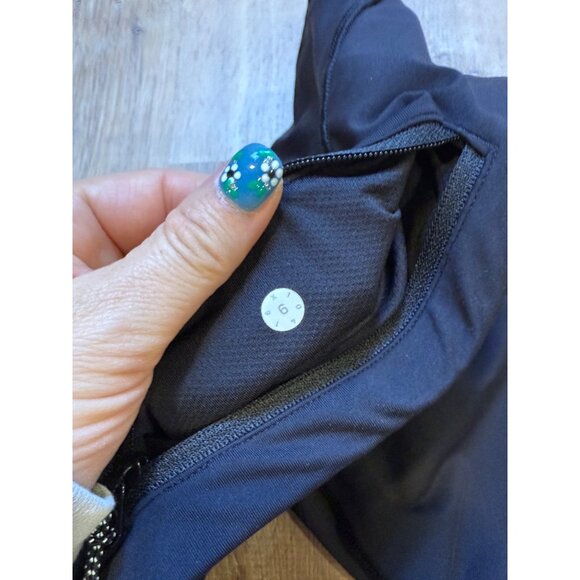 Lululemon Womens Black‎ High-Rise Crop Leggings Size 6 - Picture 7 of 7